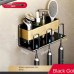 Metallic Wall Mounted Toothbrush Holder