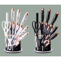 9PCS Marble Design Kitchen Knife Set 9PCS Marble Design Kitchen Knife Set