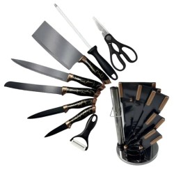 9PCS Marble Design Kitchen Knife Set