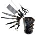 9PCS Marble Design Kitchen Knife Set 9PCS Marble Design Kitchen Knife Set