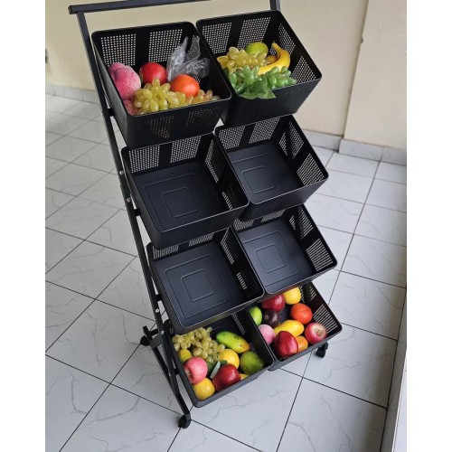 Multifunctional Fruits/Vegetable Cart Storage Rack