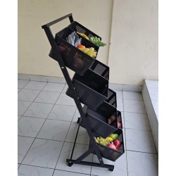 Multifunctional Fruits/Vegetable Cart Storage Rack