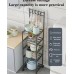 5-Tier Multi-Purpose Rack With Hooks