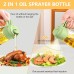 2in 1 Oil Dispenser – Dual Spray & Pour Bottle for Cooking, Baking & Grilling 2in 1 Oil Dispenser – Dual Spray & Pour Bottle for Cooking, Baking & Grilling