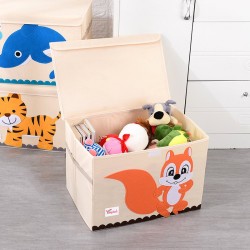 Foldable Kid's Storage Box with Lid Foldable Kid's Storage Box with Lid