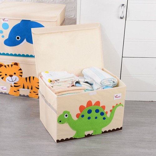 Foldable Kid's Storage Box with Lid Foldable Kid's Storage Box with Lid
