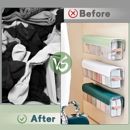 Wall Mounted Undergarment Organizer Wall Mounted Undergarment Organizer