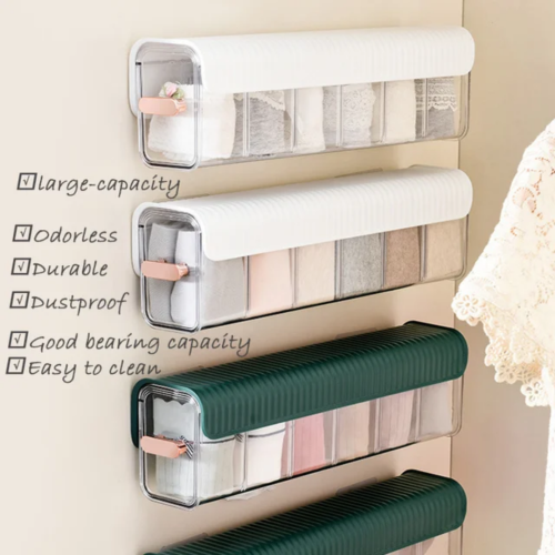 Wall Mounted Undergarment Organizer Wall Mounted Undergarment Organizer