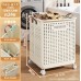 Foldable Multipurpose Hamper Basket with Wheels