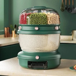Double Compartment Cereal Dispenser Double Compartment Cereal Dispenser