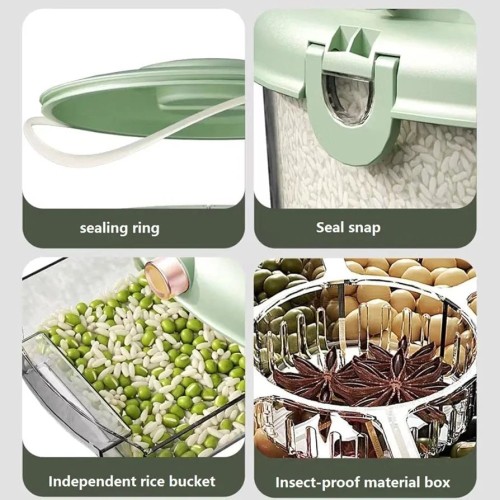Double Compartment Cereal Dispenser