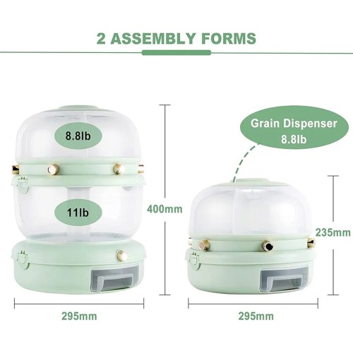 Double Compartment Cereal Dispenser
