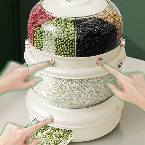 Double Compartment Cereal Dispenser
