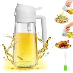 2in 1 Oil Dispenser – Dual Spray & Pour Bottle for Cooking, Baking & Grilling