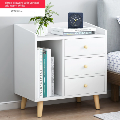 Modern White Bedside Table/Nightstand Modern White Bedside Table/Nightstand