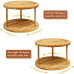 Bamboo Rotating Spice Rack
