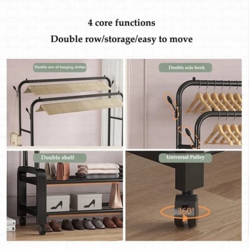 Double Garment Rack Double Garment Rack