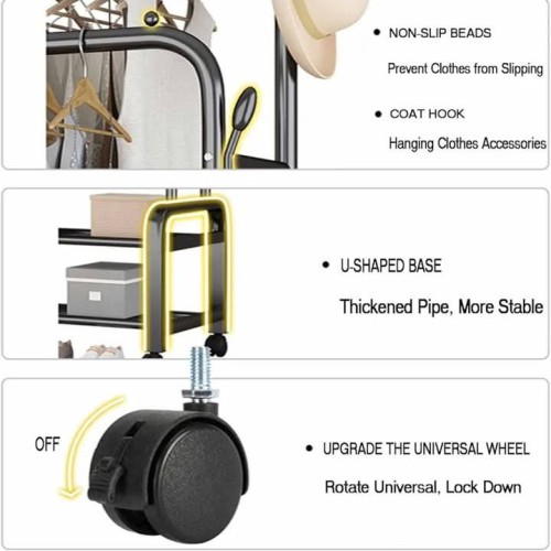 Double Garment Rack Double Garment Rack