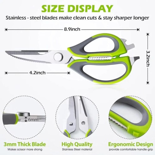 6-in-1 Kitchen Scissors
