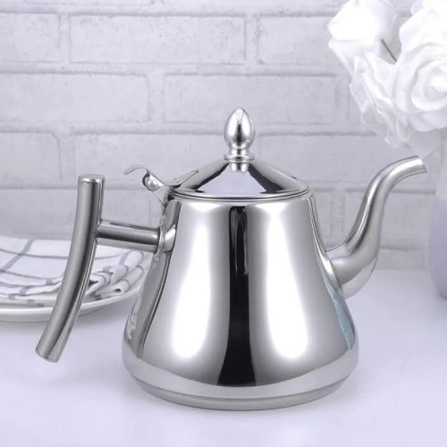 2LTR Silver Stainless Steel Thickened Infuser Kettle 2LTR Silver Stainless Steel Thickened Infuser Kettle