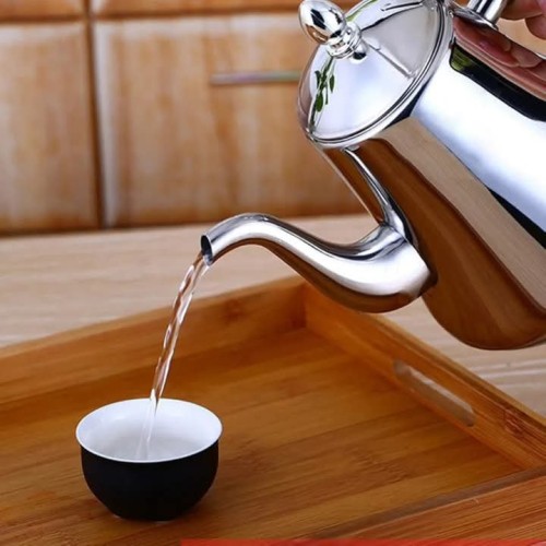 2LTR Silver Stainless Steel Thickened Infuser Kettle 2LTR Silver Stainless Steel Thickened Infuser Kettle
