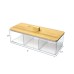 3-Compartment Acrylic Cotton Swab Organizer 3-Compartment Acrylic Cotton Swab Organizer