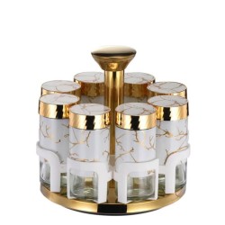 7-Piece Marble Spice Set