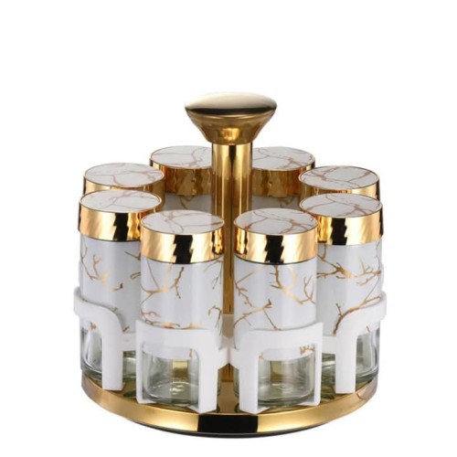 7-Piece Marble Spice Set