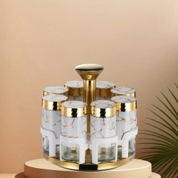 3-Piece Marble Spice Set 3-Piece Marble Spice Set