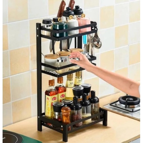 3-Tier Metallic Spice Rack 3-Tier Metallic Spice Rack