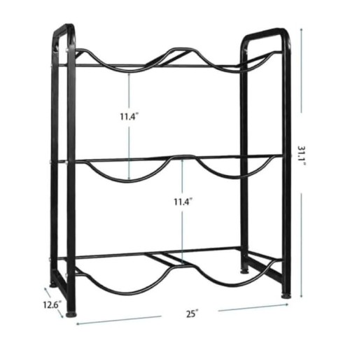 6 Water Bottle Holder Rack