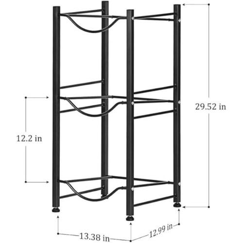 3 Layer Water Bottle Holder Rack