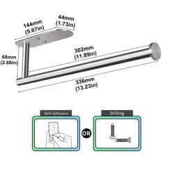 Stainless Wall Mounted Paper Towel Holder