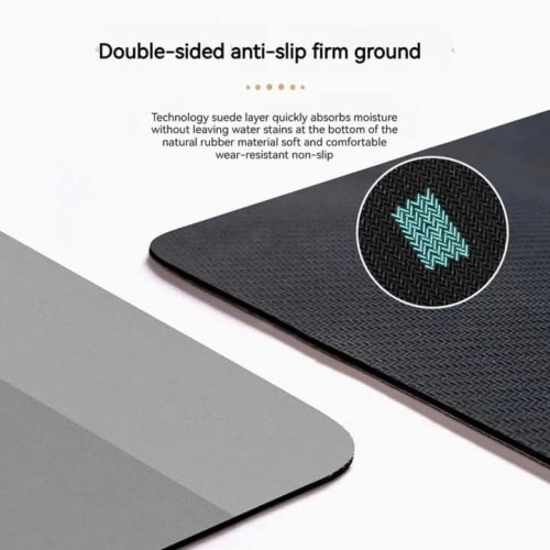 Rectangular Absorbent Bathroom Mat – 50x80 cm Instant Dry Rubber Bath Mat