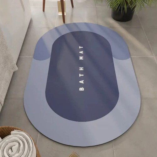 Oval Antislip Absorbent Bathroom Mat – Fast Dry, Non-Slip & Elegant Comfort Oval Antislip Absorbent Bathroom Mat – Fast Dry, Non-Slip & Elegant Comfort