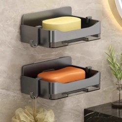 Single Soap Dish With Draining Tray Single Soap Dish With Draining Tray