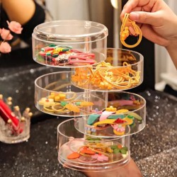 5 Layer Acrylic Rotating Jewelry Storage Box
