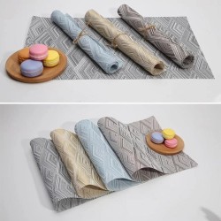 6pcs Wave Pattern Table Mat 6pcs Wave Pattern Table Mat