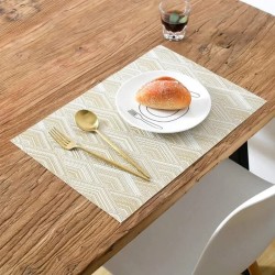 6pcs Wave Pattern Table Mat