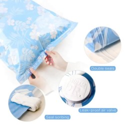 11pcs Vacuum Compression Storage Bags with Hand Pump – Space-Saving Vacuum Storage Solution