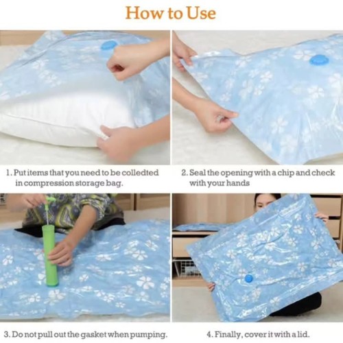 11pcs Vacuum Compression Storage Bags with Hand Pump – Space-Saving Vacuum Storage Solution 11pcs Vacuum Compression Storage Bags with Hand Pump – Space-Saving Vacuum Storage Solution