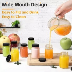 5 pcs Gingershot Glass Bottles