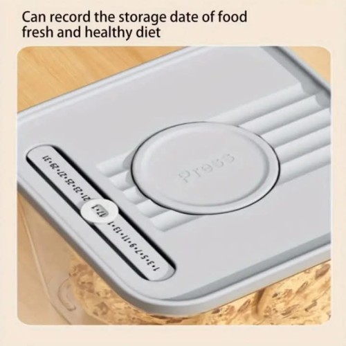 3pcs Airtight Press-To-Seal Food Storage Containers With Lid