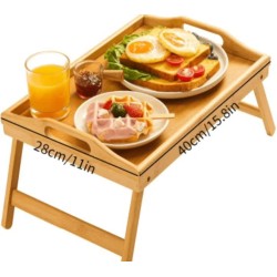 Foldable Bamboo Tray