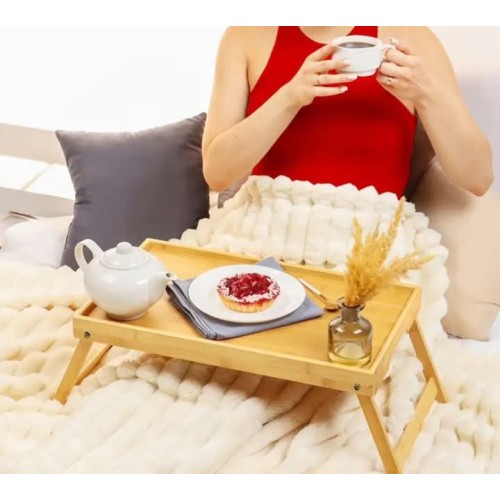 Foldable Bamboo Tray