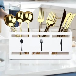 Classic Wooden Cutlery Holder
