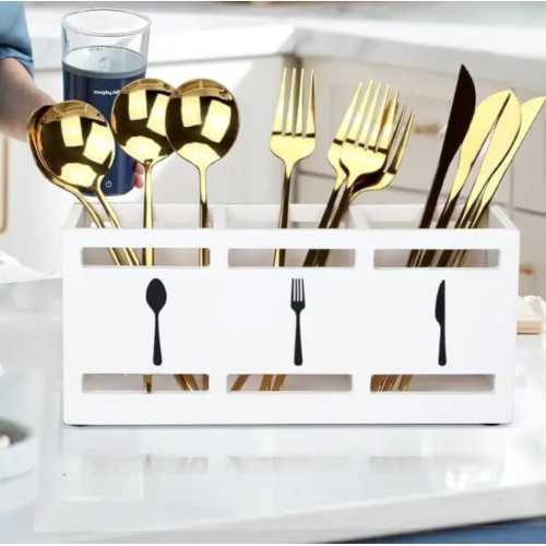 Classic Wooden Cutlery Holder