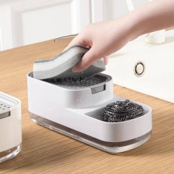 3-In-1 Kitchen Soap Pump With Sponge