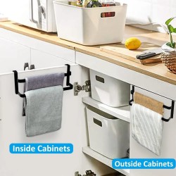 Double Layer Over Cabinet Towel Rack