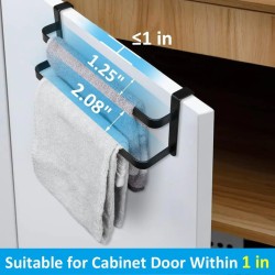 Double Layer Over Cabinet Towel Rack